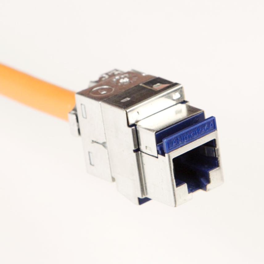 LANmark-6A Evo Snap-In Connector Category 6A 500MHz Screened for stranded wire